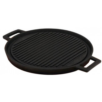 Πλάκα Ψησίματος 2 Όψεων Από Μαντέμι "Cast Iron" 28cm Lava 