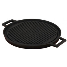 Πλάκα Ψησίματος 2 Όψεων Από Μαντέμι "Cast Iron" 28cm Lava 