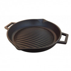 Πλάκα Ψησίματος Από Μαντέμι "Cast Iron" 30cm Lava