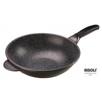 Wok Με Επίστρωση Γρανίτη Granito Risoli 30cm