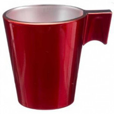 Φλιτζάνι Epresso Γυάλινο Iridescent Red 80ml Marva Home