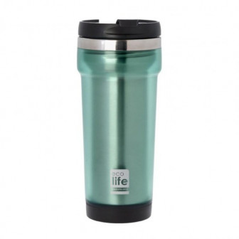 Θερμός Ποτήρι Eco Life Ανοξείδωτο Mug Green 420ml