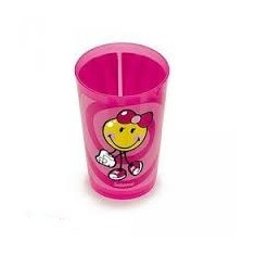 Ποτήρι Σωλήνα Μελαμίνης Zak Designs Smiley Kid Girl 260ml